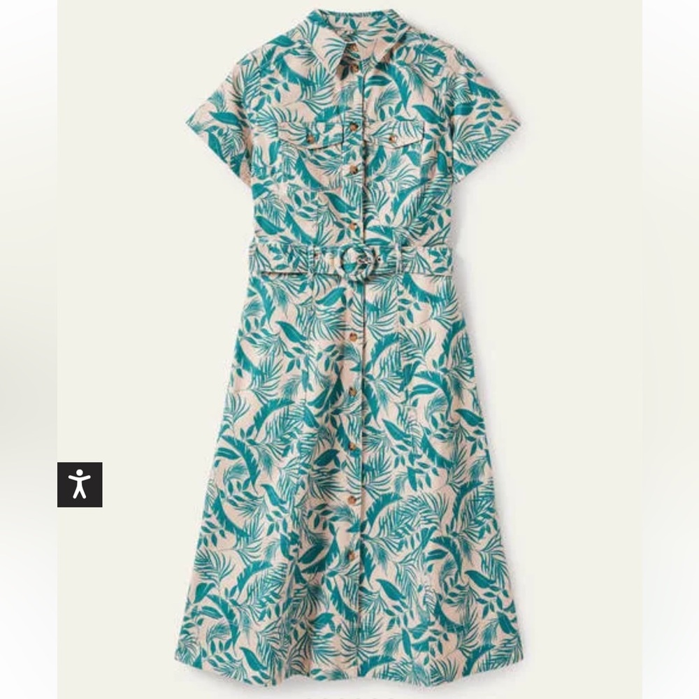 Boden Belted Midi Shirtdress 4P - Picture 6 of 11